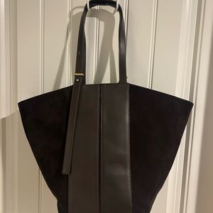 J McLaughlin Maryam Suede and Leather Tote